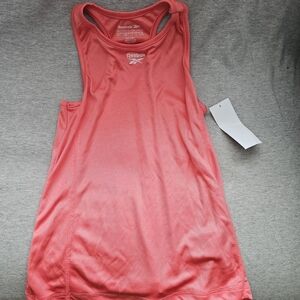 Kids Reebok Coral Pink Racerback Athletic Tank Top